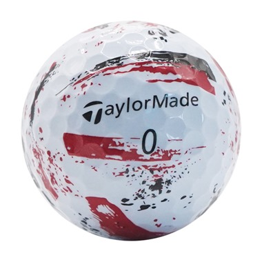 TaylorMade SpeedSoft Ink Red Golf Balls 2024