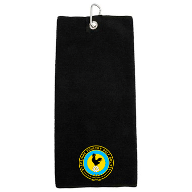 Yorkshire Poultry Golf Society Embroidered Tri-Fold Golf Towel