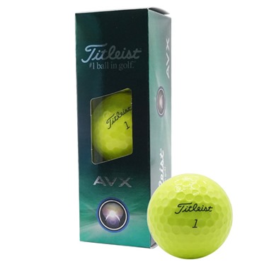 Titleist AVX Yellow Golf Balls (2024)