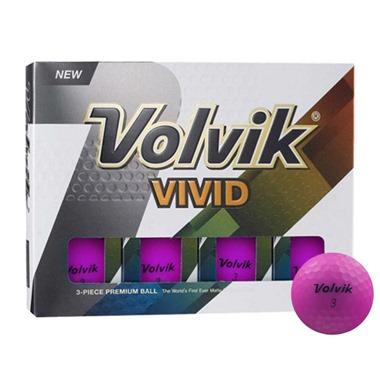 Volvik Vivid Purple Golf Balls