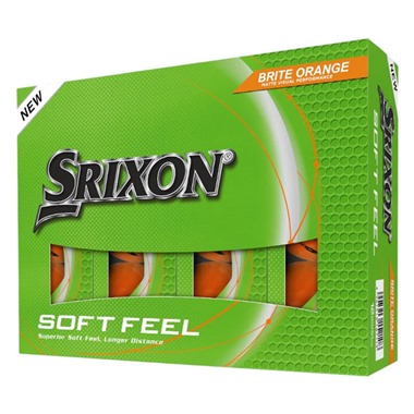 Srixon Soft Feel Brite Orange Golf Balls 2025