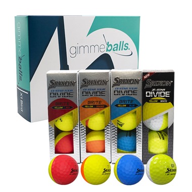Two Tone Golf Balls Variety Pack