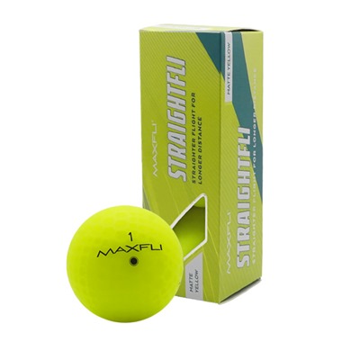Maxfli Straightfli Yellow Golf Balls