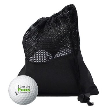 'I Like Big Putts' Funny Golf Balls