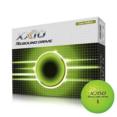 XXI0 Rebound Drive Lime Yellow Golf Balls