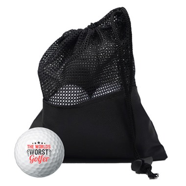 “The World’s Worst Golfer” Golf Balls