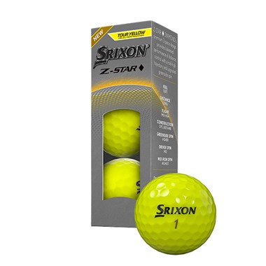 Srixon Z-Star Diamond Yellow Golf Balls (2025)