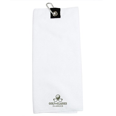Golf & Glasses Classico Society Branded Tri-Fold Golf Towel