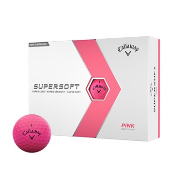 Callaway Supersoft Matte Pink Golf Balls