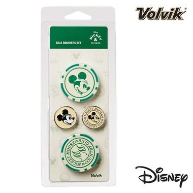 Volvik Disney Mickey Mouse Country Club Poker Chip Ball Marker Set