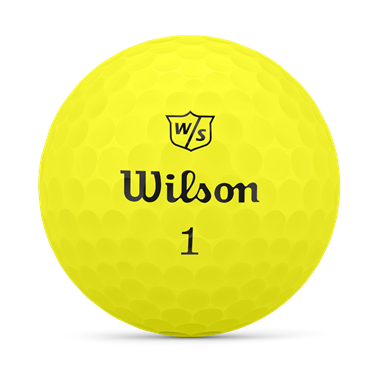 Yellow Wilson Duo Soft Golf Balls
