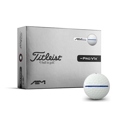 Titleist Pro V1x Left Dash AIM Enhanced White Golf Balls