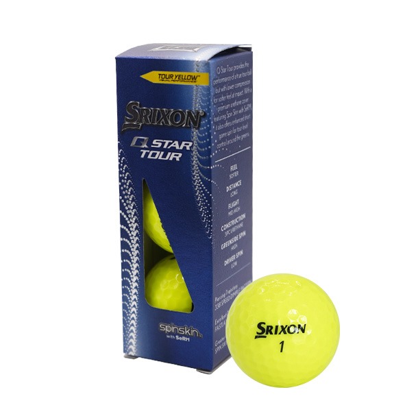 Srixon Q-Star Tour Yellow Golf Balls