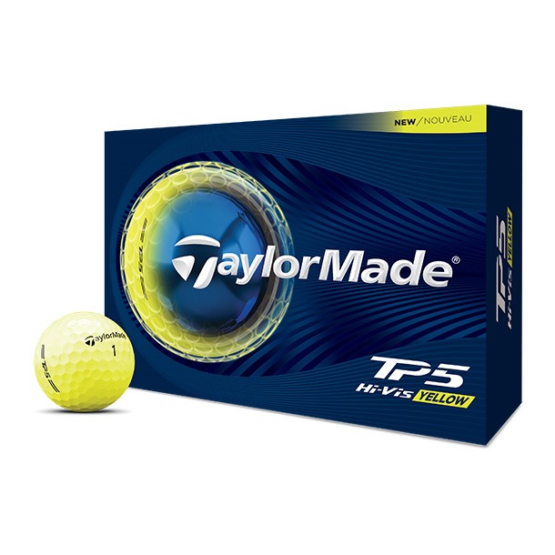 TaylorMade TP5 Yellow Golf Balls 2026