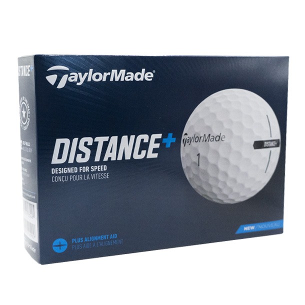 TaylorMade Distance+ White Golf Balls