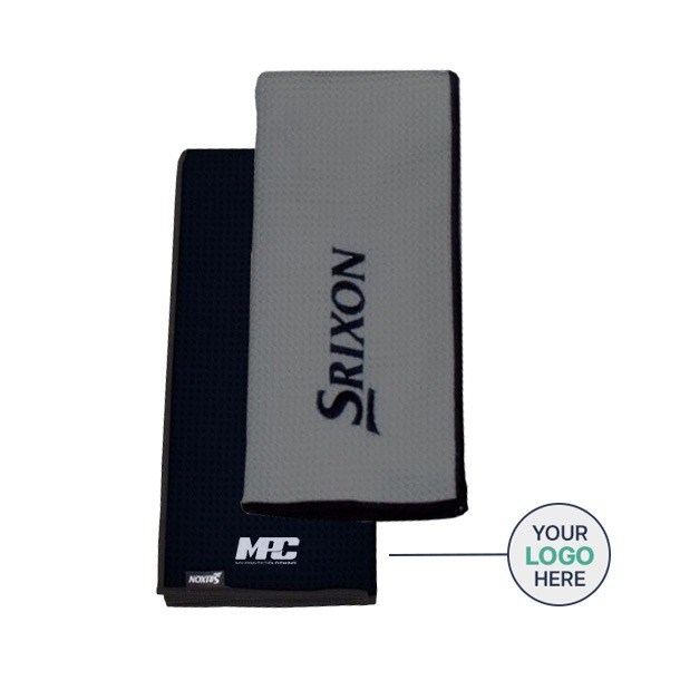 Personalised Srixon Tri-fold Golf Towel - Logo/Embroidery