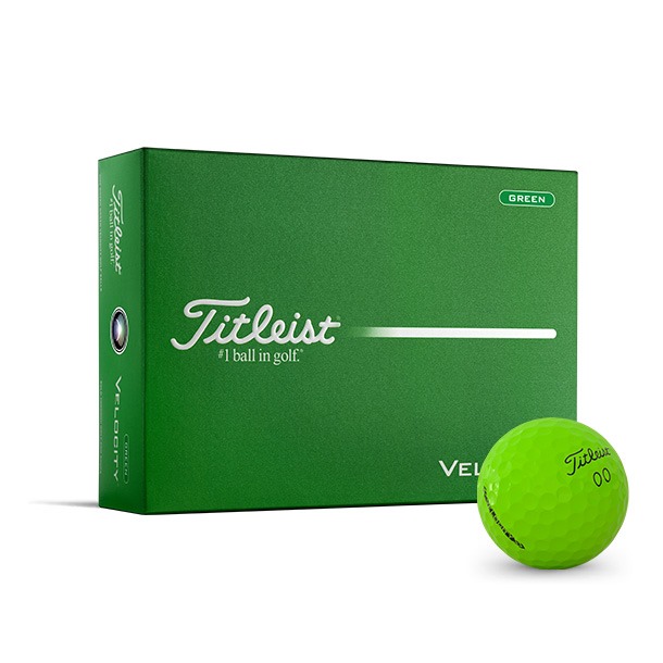 Titleist Velocity Green Golf Balls 2026
