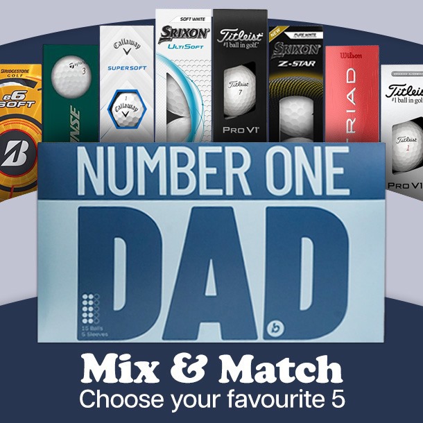 Golf Ball Gift Set for Dad - Selection Box