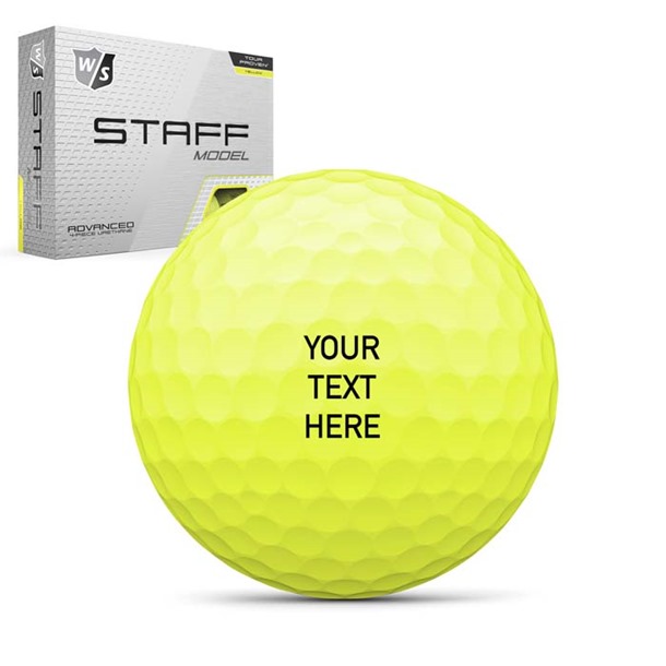 Wilson Staff Model Yellow Golf Balls