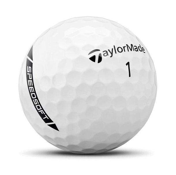 TaylorMade SpeedSoft White Golf Balls with Bonus Sleeve