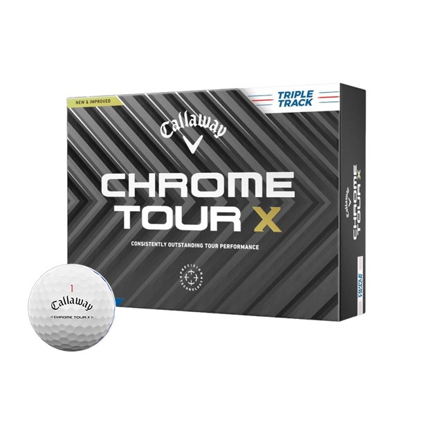 Callaway Chrome Tour X Triple Track Golf Balls (Christmas Gift Set)