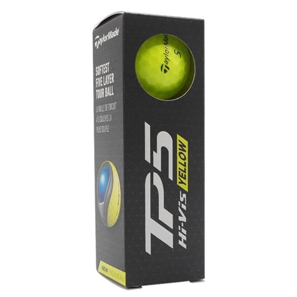 TaylorMade TP5 Yellow Golf Balls 2024