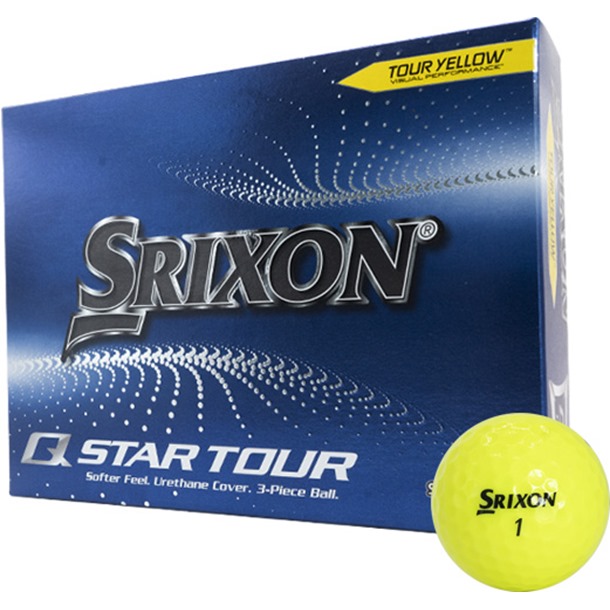 Srixon Q-Star Tour Yellow Golf Balls