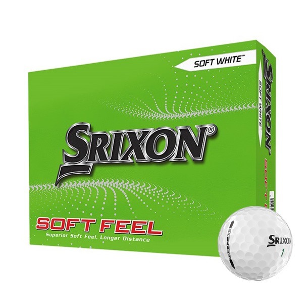 Srixon White Golf Cap & Soft Feel Bundle