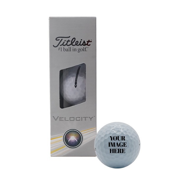 Personalised Titleist Velocity Golf Balls