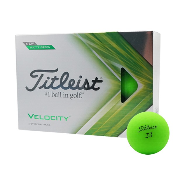 Titleist Velocity Green Golf Balls (2022)