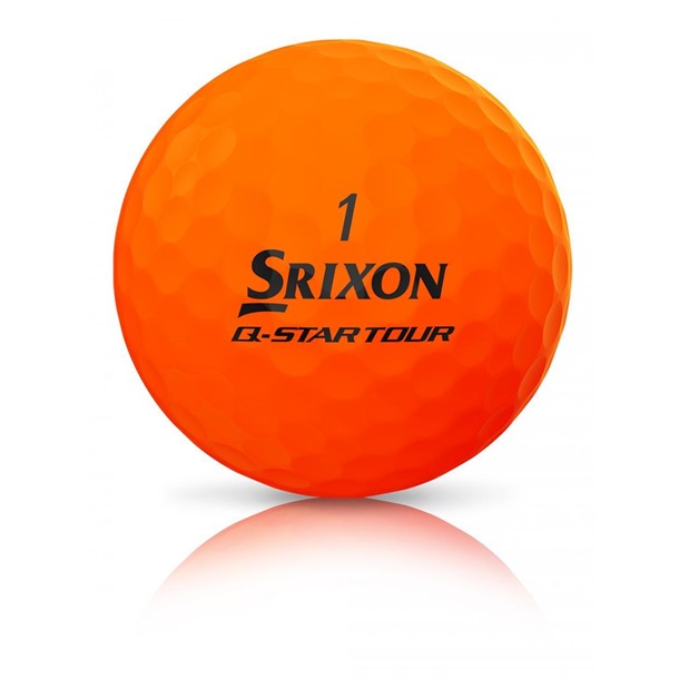 Srixon Q-Star Tour Divide Orange & Yellow Golf Balls
