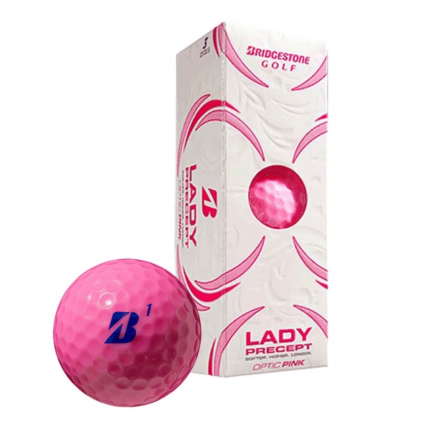 Bridgestone Lady Precept Pink Golf Balls (2023 Release)