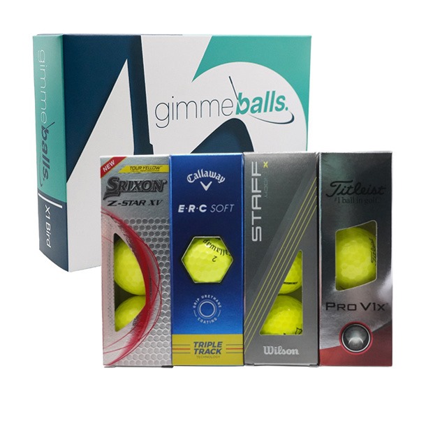 Tour X Yellow Golf Balls (Variety Pack)