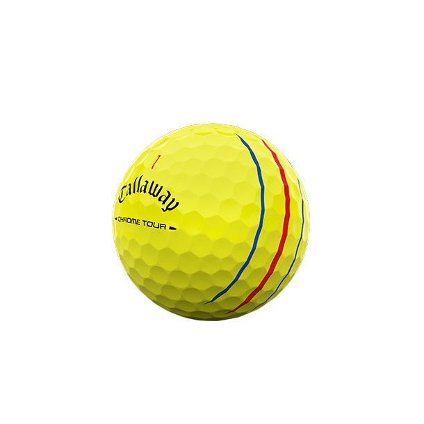 Callaway Chrome Tour Triple Track Yellow Golf Balls 2026