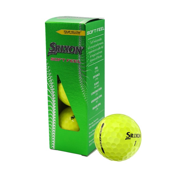 Srixon Soft Feel Yellow Golf Balls