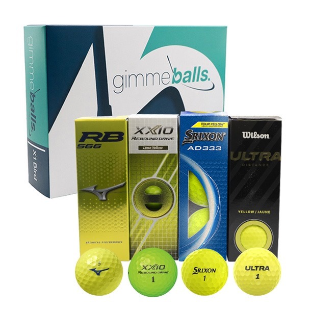 Yellow Golf Balls (Variety Pack)