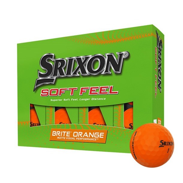 Srixon Soft Feel Brite Orange Gift Set with FREE Hat!