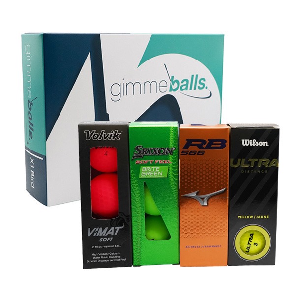Colourful Golf Balls (Variety Pack)