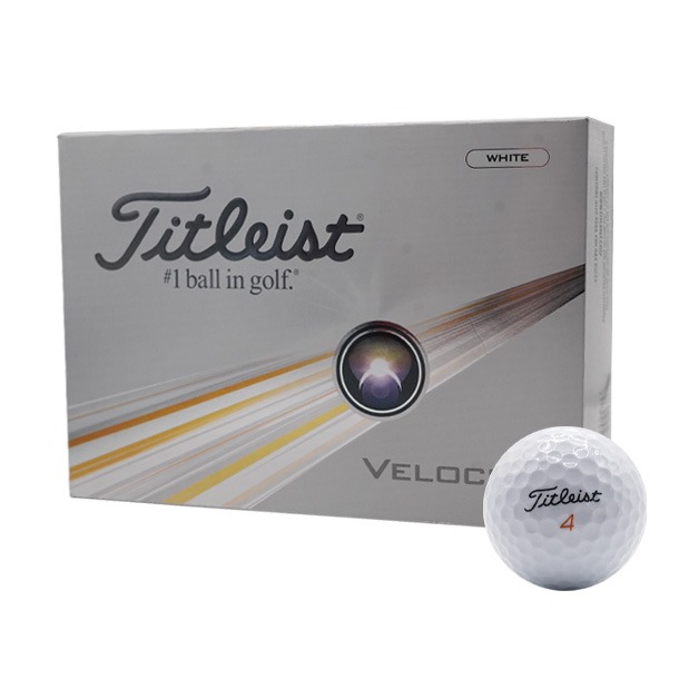 Titleist Velocity – Palline Da Golf (Confezione Da 12) – Massima Distanza, Volo Alto, Disponibili In Bianco, Arancione Opaco E Verde Opaco