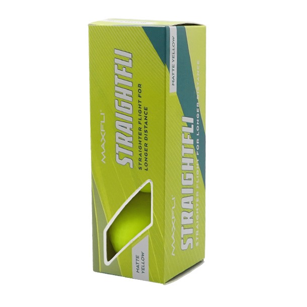 Maxfli Straightfli Yellow Golf Balls