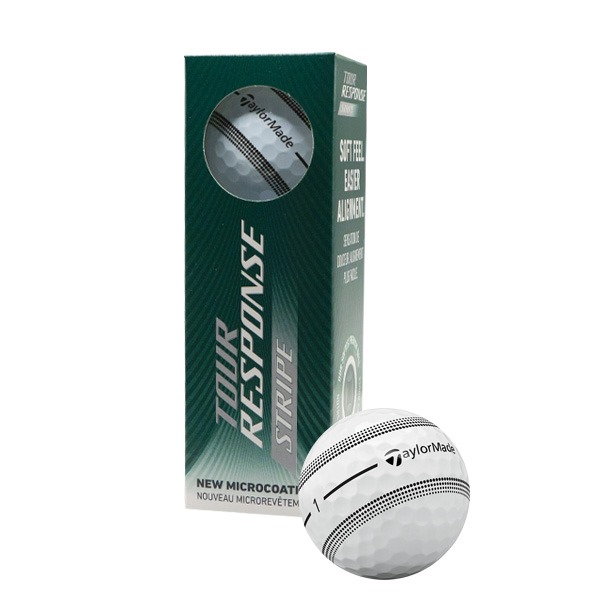 TaylorMade Tour Response Stripe White Golf Balls 2026