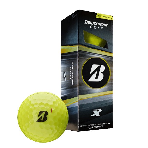 Bridgestone Tour B X Yellow Golf Balls 2026