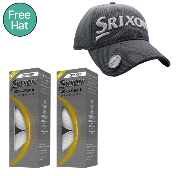 Srixon Z-Star Diamond Golf Balls Giftset plus FREE Hat!