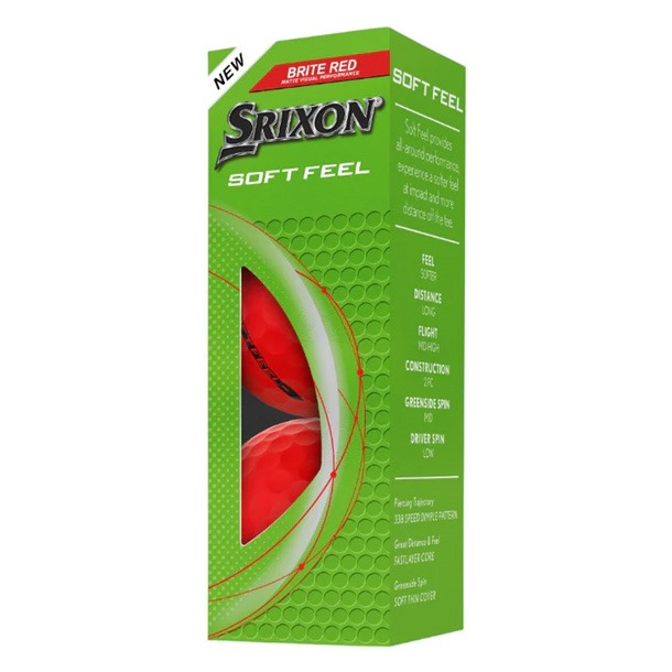 Srixon Soft Feel Brite red