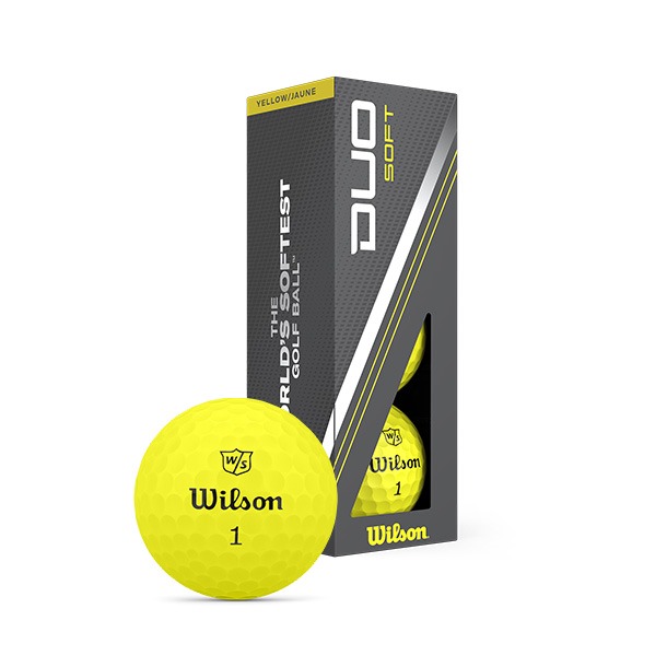 Wilson Staff Yellow Duo Soft Golf Balls