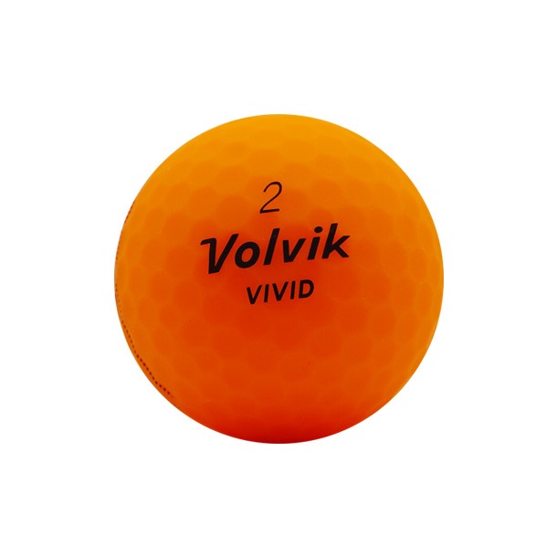 Volvik Vivid Focus Orange Golf Balls