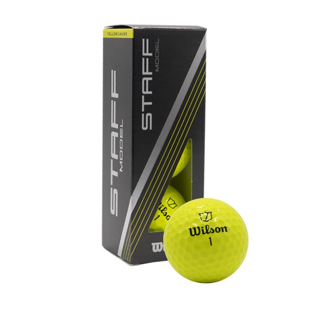 2024 Yellow Wilson Staff Model Golf Balls