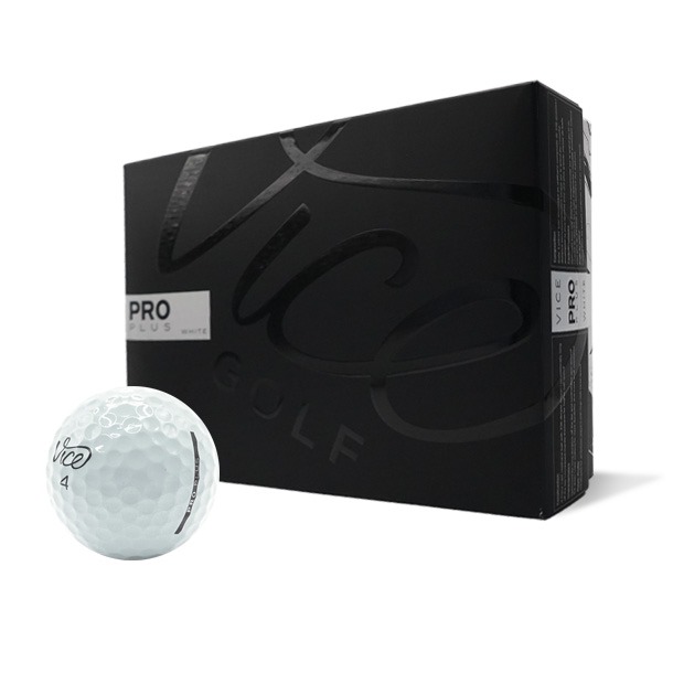 Vice Pro Plus Golf Balls (White)