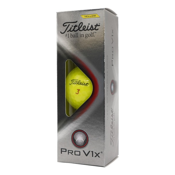 Titleist 2021 Pro V1x Yellow Golf Balls
