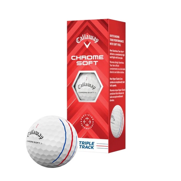 Callaway Chrome Soft Triple Track Golf Balls 2024